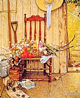 Norman Rockwell Wall Art - Spring Flowers